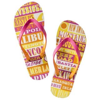 Womens Limited Edition Mossimo Supply Co. Flip Flop Sandal  Hot Pink 11