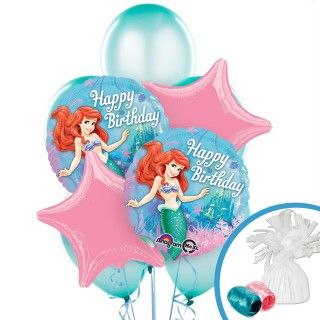 Little Mermaid Sparkle Balloon Bouquet