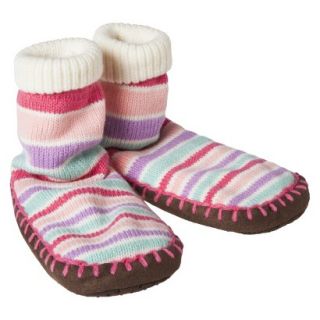 Circo Infant Girls Slipper Sock   Pastel 2