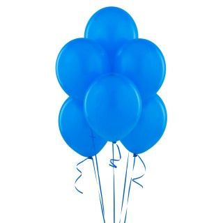 True Blue (Blue) Matte Balloons