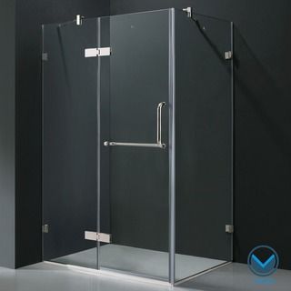 Vigo Frameless Clear Shower Enclosure (32 X 48)