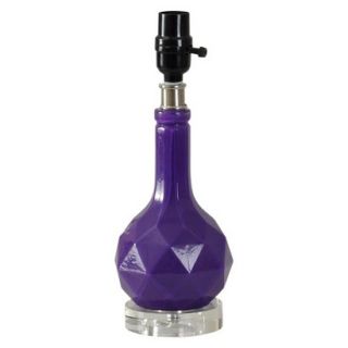 Xhilaration Hexagon Faceted Single Gourd   Purple Small (Includes CFL Bulb)