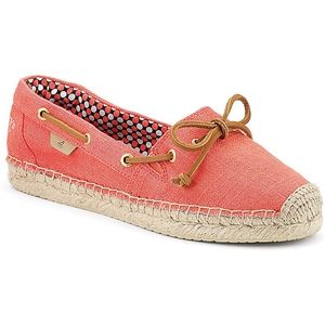 Sperry Top Sider Womens Katama Neon Coral Shoes, Size 11 M   9267592