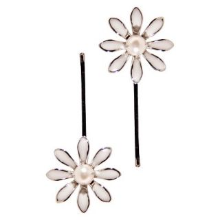Gimme Couture Pearl Hair Clip   White