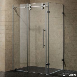 Vigo 60 inch Frameless 0.375 inch Shower Enclosure With Clear Glass