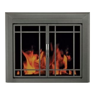 Pleasant Hearth Edinburg Fireplace Glass Door   For Masonry Fireplaces, Medium,
