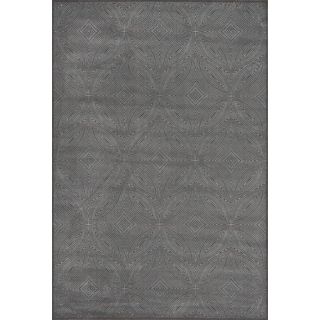 Settat Grey Circle Graphic Wool Area Rug (710x11)