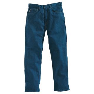 Carhartt Flame Resistant Relaxed Fit Denim Jean   40 Inch Waist x 34 Inch