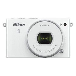 Nikon 1 J4 Mirrorless Digital Camera with 10 30mm Lens   White