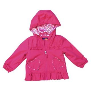 Pink Platinum Infant Toddler Girls Heart Pocket Jacket   Pink 2T