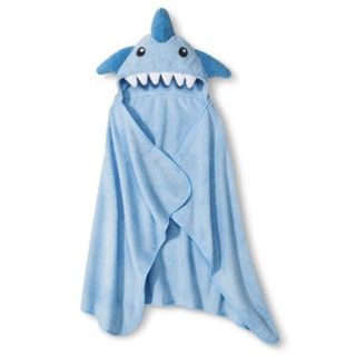 Circo Newborn Boys Hooded Shark Towel Wrap   Blue