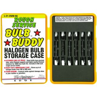 Bulb Buddy Rough Service Halogen Bulbs with Storage Case   Model L21