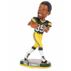 Green Bay Packers Greg Jennings Forever Collectibles Action Pose Bobble NFL