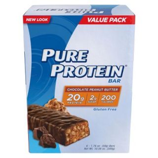 Pure Protein Bars 6pkChocolate Peanut Butter 56 oz