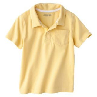 Cherokee Infant Toddler Boys Short Sleeve Polo Shirt   Yellow 4T