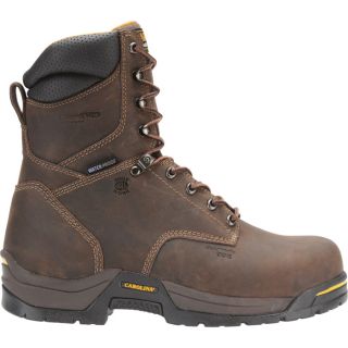 Carolina 8 Inch Waterproof Insulated Safety Toe EH Work Boot   Gaucho, Size 8
