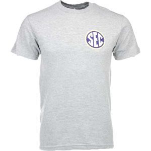 LSU Tigers NCAA Distress Name T Shirt