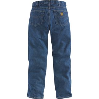 Carhartt Relaxed Fit Tapered Leg Jean   Stonewash, 32 Inch Waist x 38 Inch