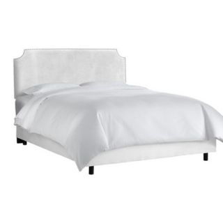 Skyline Queen Bed Skyline Furniture Lombard Nail Button Notched Bed   Premier