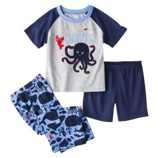 Just One You Made by Carters Infant Toddler Boys 3 Piece Octopus Pajama Set  