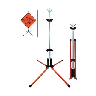 Dicke Dual Spring Sign Stand   For Rigid Signs, Model STF18RGB