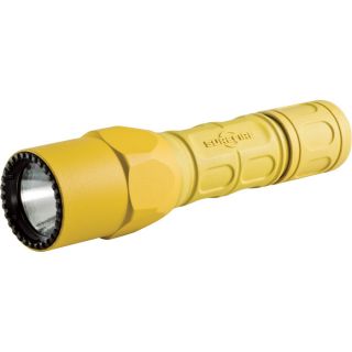 Surefire Pro Dual Output LED Flashlight   200 Lumens, Yellow Polymer Body,