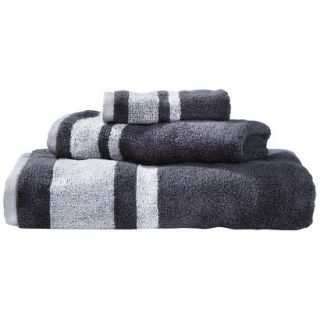 Room Essentials Stripe 3 pc. Towel Set   Gray