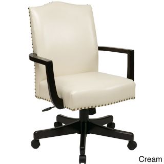 Inspired By Bassett Morgan Faux Leather Managers Chair