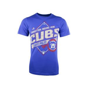 Chicago Cubs Majestic MLB Cooperstown Game Obsessed T Shirt