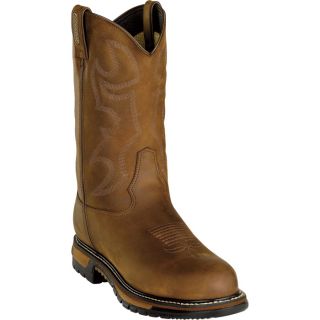 Rocky 11 Inch Branson Waterproof Western Boot   Steel Toe, Brown, Size 11 1/2,