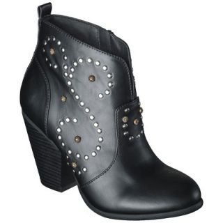 Womens Mossimo Supply Co. Karis Studded Ankle Boots   Black 9.5