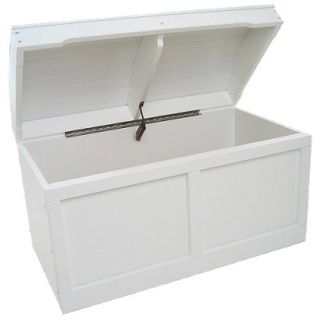 Toy Chest White Barrel Top Toy Chest