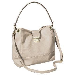 Merona Hobo Handbag with Removable Shoulder Strap   Beige