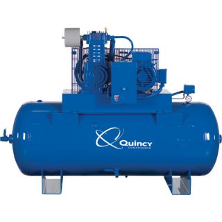 Quincy Reciprocating Air Compressor   10 HP, 230 Volt 3 Phase, Model