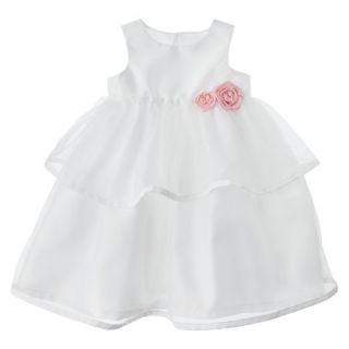Just One YouMade by Carters Newborn Girls Dress Set   White 2T