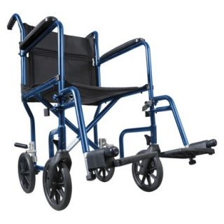 Hugo Portable TranSport Chair with Detachable Footrests, Midnight Blue