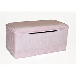 Magical Harmony Kids Pink Dot Deluxe Toy Box