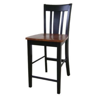 Counter Stool San Remo Counter Height Stool   Black/Red Brown (Cherry) (24)