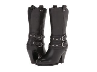 Harley Davidson Aubrey Womens Zip Boots (Black)