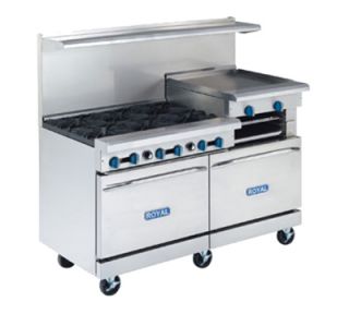 Royal Range 60 10 Burner Gas Range, LP