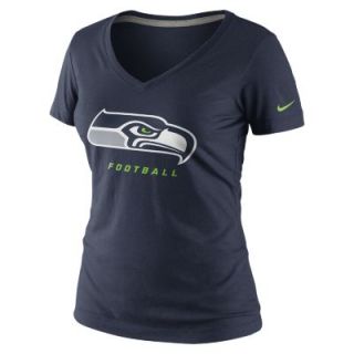 Nike Legend Logo 2 (NFL Seattle Seahawks) Womens Shirt   Navy