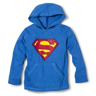 Superman Infant Toddler Boys Hooded Long Sleeve Tee   Blue 24 M