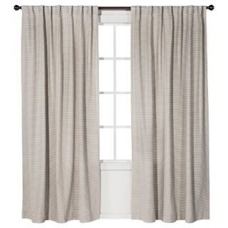 Nate Berkus Linen Weave Window Panel   Gray/Ivory (54x84)