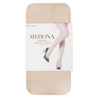 Merona Womens Control Top Sheer Tights   Light Sparkle Nude S/M