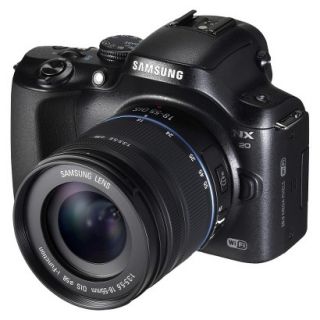 Samsung NX20 20.3MP WiFi Digital Camera with 3x Optical Zoom   Black