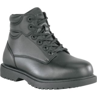 Grabbers Kilo 6In. Steel Toe EH Work Boot   Black, Size 7 1/2 Wide, Model G0019