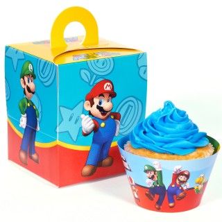 Super Mario Bros. Cupcake Wrapper Combo Kit