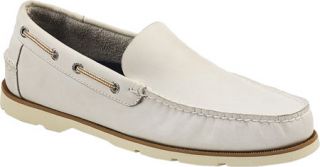 Mens Sperry Top Sider Leeward Venetian   Ivory Leather Moc Toe Shoes