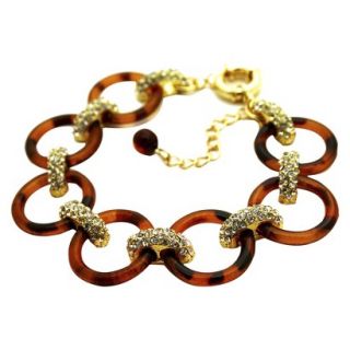 Womens Fashion Bracelet   Gold/Tortoise