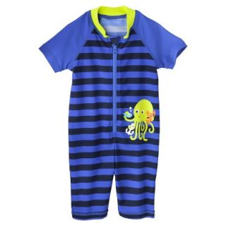 Just One You by Carters Infant Boys Octopus Full Body Rashguard   Royal 18 M